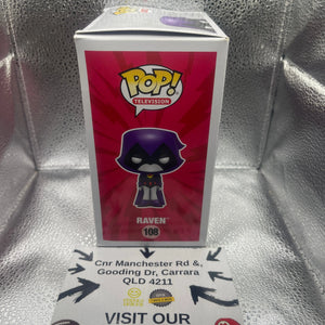 Funko POP! Television Teen Titans Go! Raven (Pink) #108 FRENLY BRICKS - Open 7 Days