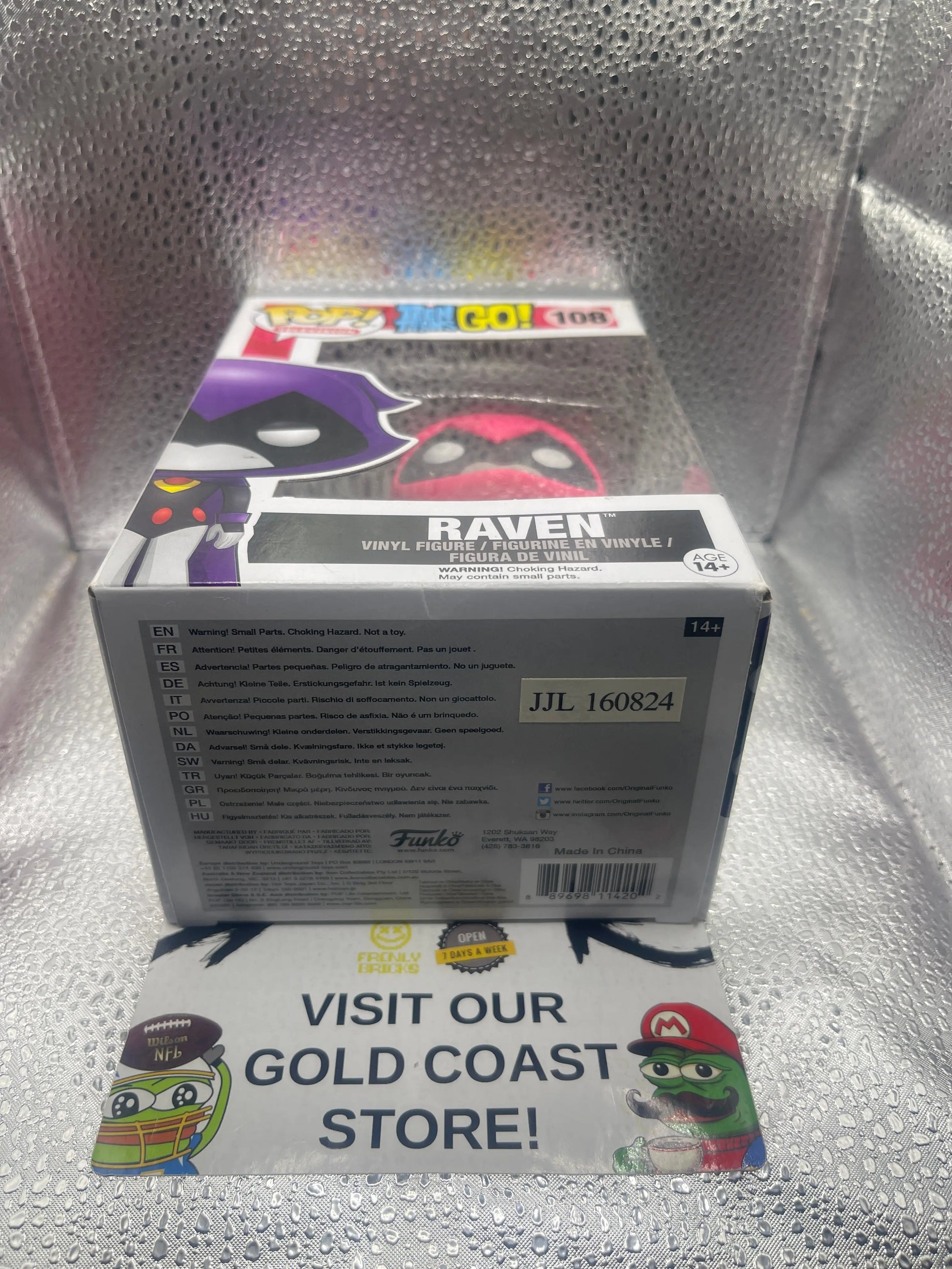 Funko POP! Television Teen Titans Go! Raven (Pink) #108 FRENLY BRICKS - Open 7 Days