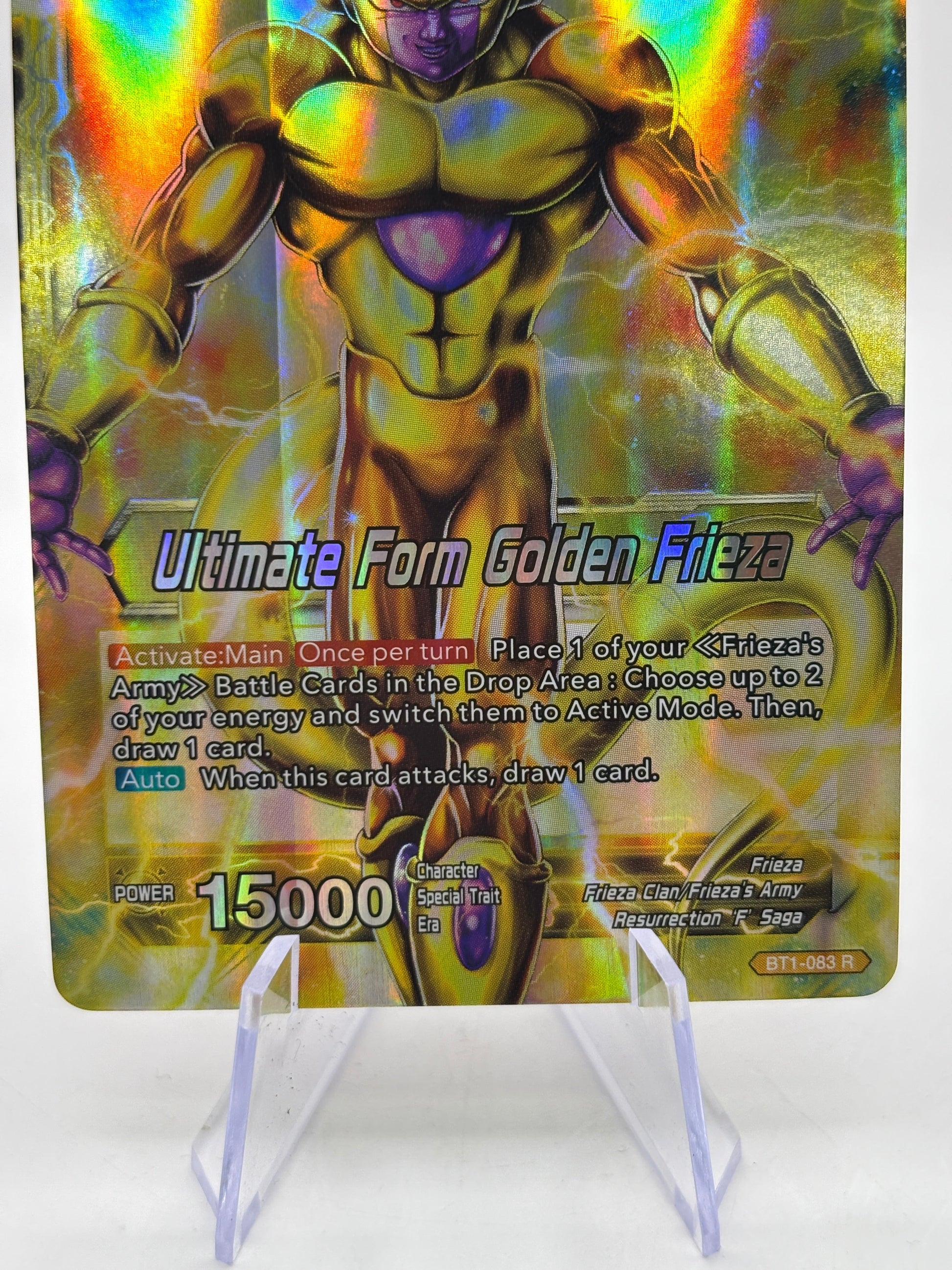 Dragon Ball Super Masters - Ultimate Form Golden Freiza BT1-083 Rare LP FRENLY BRICKS - Open 7 Days