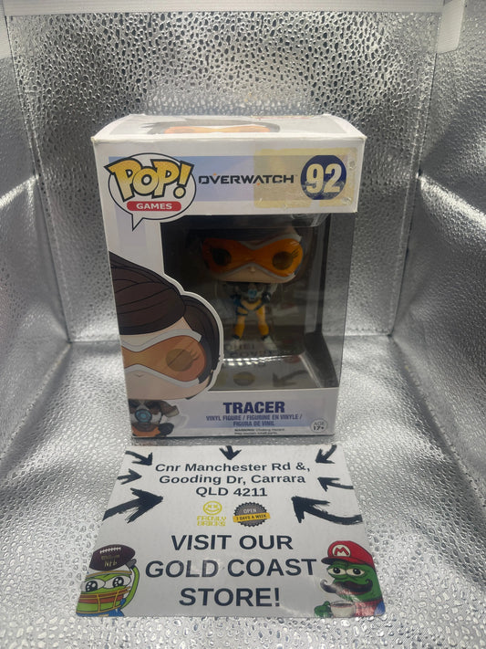 Funko Pop! Games Overwatch Tracer #92 Vinyl Figure FRENLY BRICKS - Open 7 Days