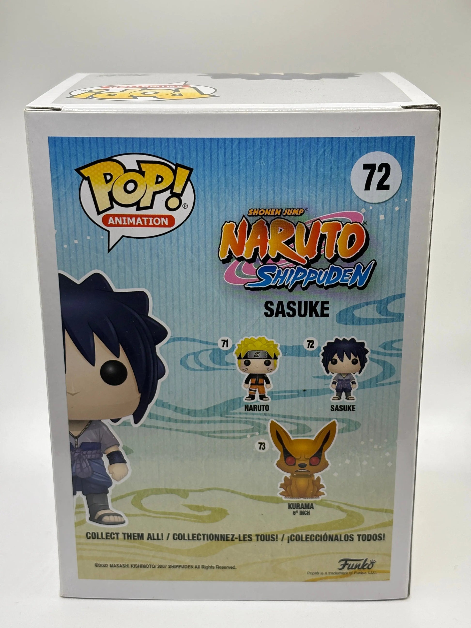 Funko POP! Animation Naruto Shippuden #72 Sasuke FRENLY BRICKS - Open 7 Days