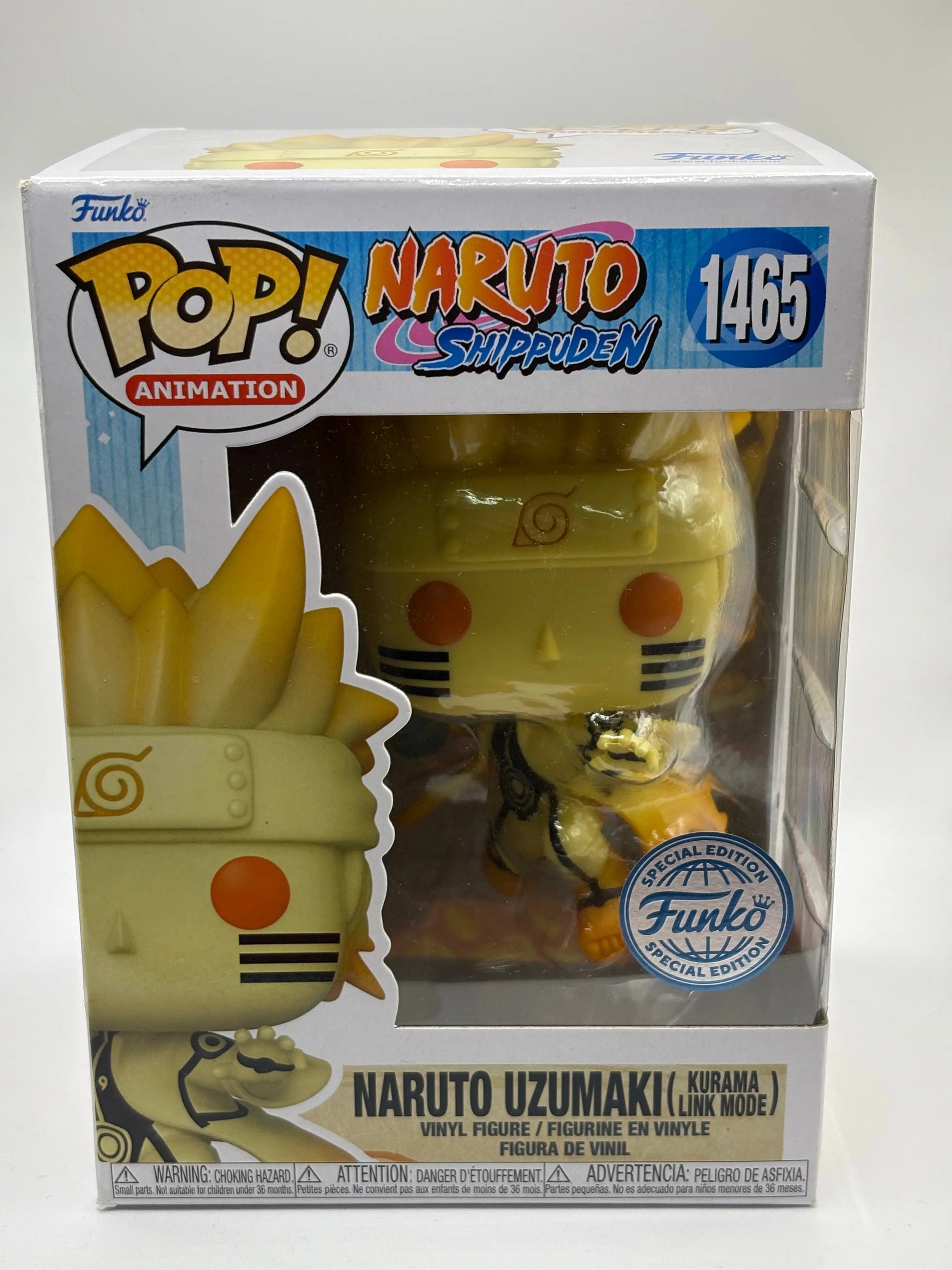 Funko POP! Animation Naruto Shippuden #1465 Naruto Uzumaki Kurama SE FRENLY BRICKS - Open 7 Days