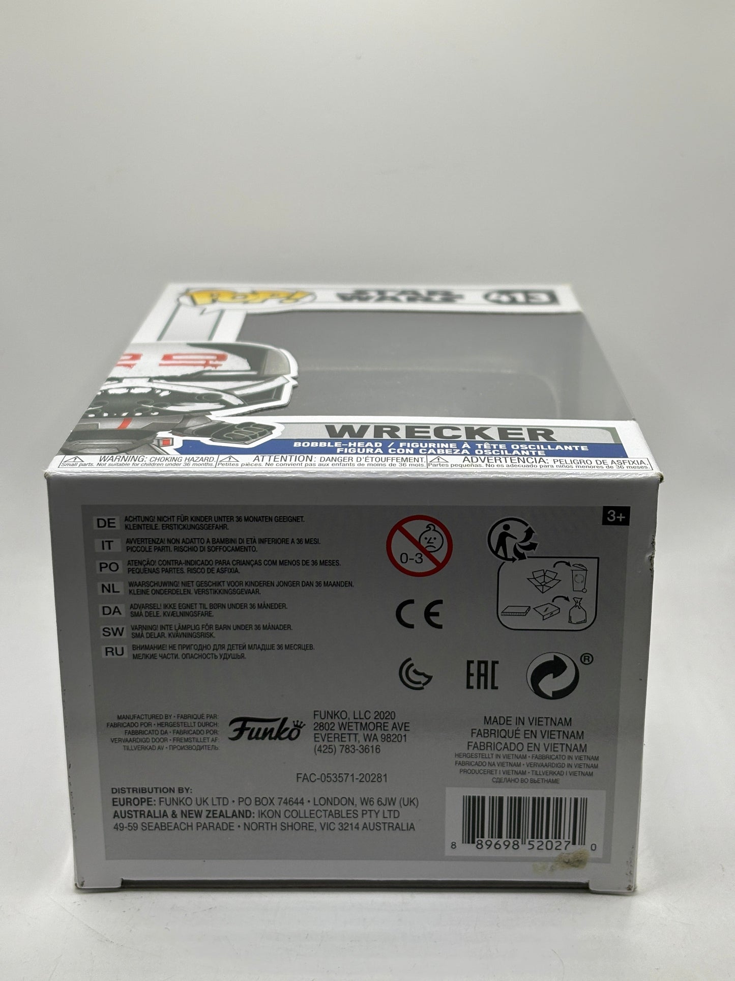Funko POP! Star Wars #414 Wrecker Bobble-Head 2020 FRENLY BRICKS - Open 7 Days