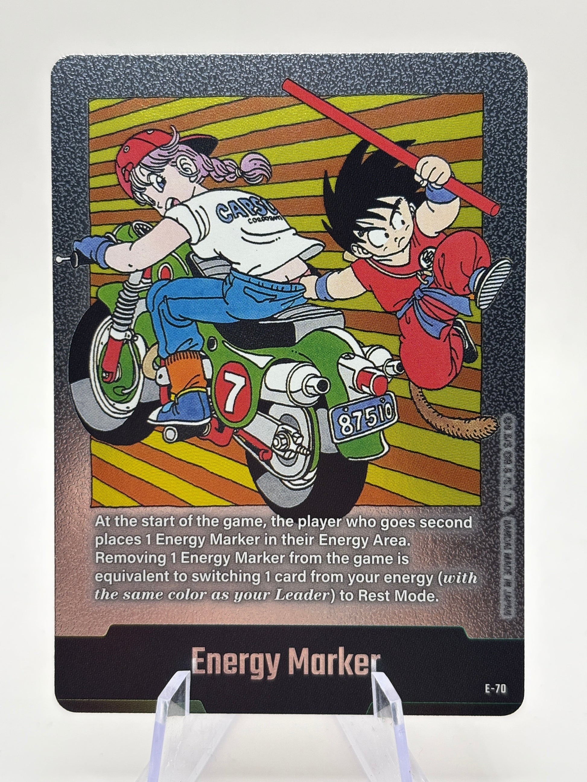 Dragon Ball Super Fusion World - Energy Marker E-70 Manga Booster FRENLY BRICKS - Open 7 Days