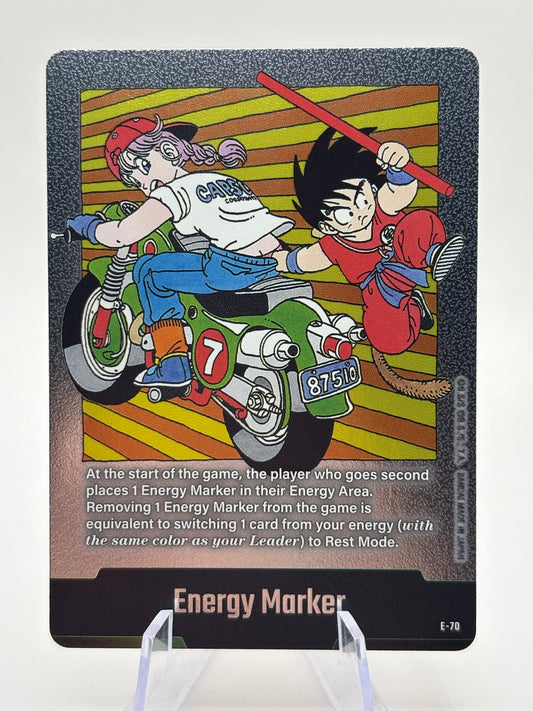 Dragon Ball Super Fusion World - Energy Marker E-70 Manga Booster FRENLY BRICKS - Open 7 Days