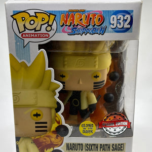 Funko POP! Naruto Shippuden #932 Naruto Sixth Path Sage Glow SE FRENLY BRICKS - Open 7 Days