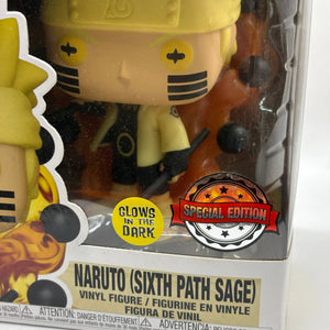 Funko POP! Naruto Shippuden #932 Naruto Sixth Path Sage Glow SE FRENLY BRICKS - Open 7 Days