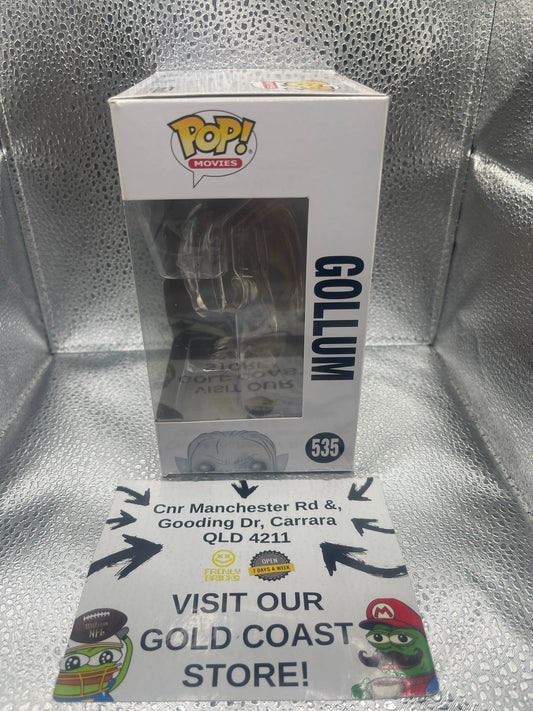 Funko Pop Movies Lord of The Rings Gollum 535 Invisible FRENLY BRICKS - Open 7 Days