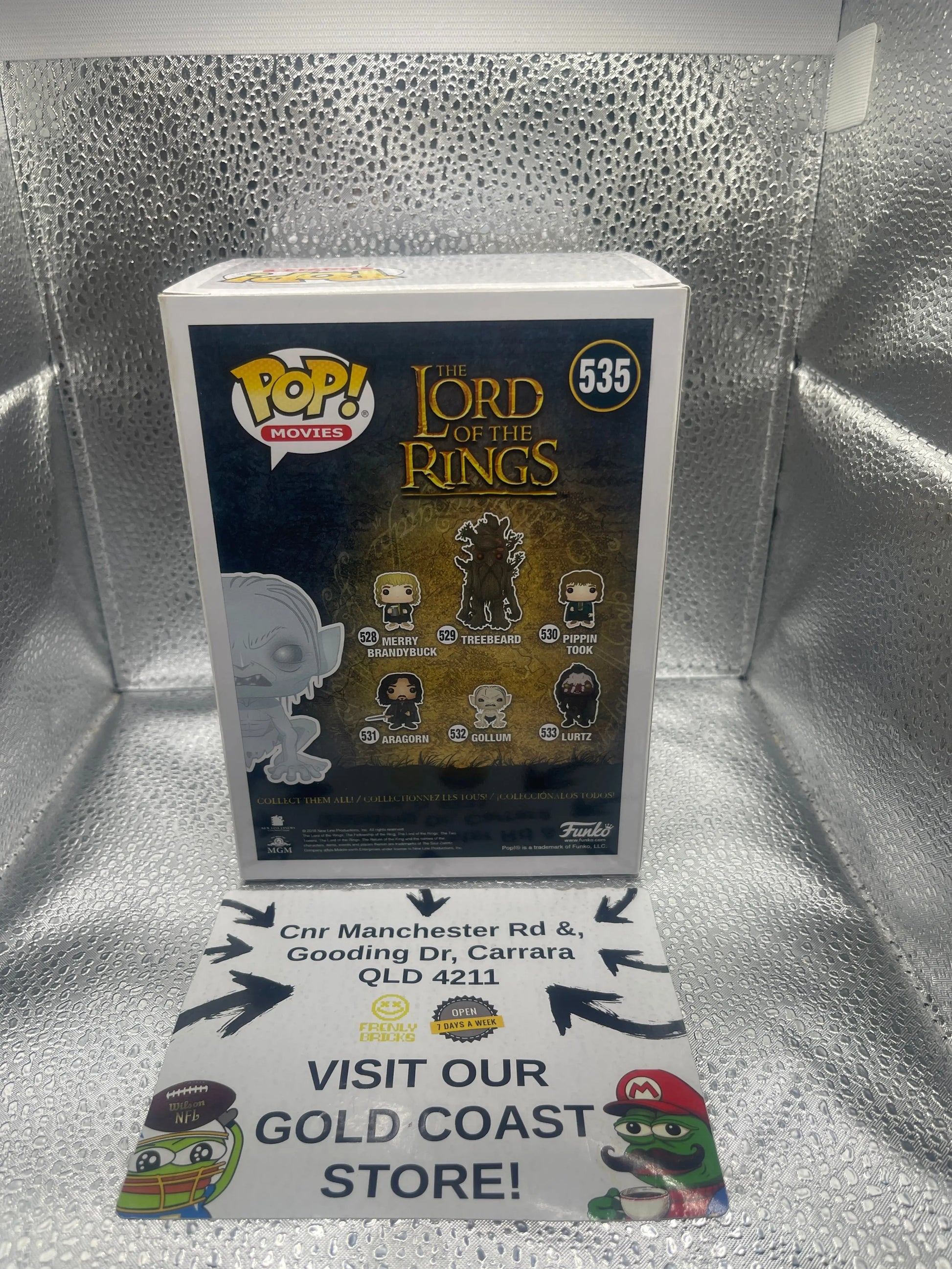 Funko Pop Movies Lord of The Rings Gollum 535 Invisible FRENLY BRICKS - Open 7 Days