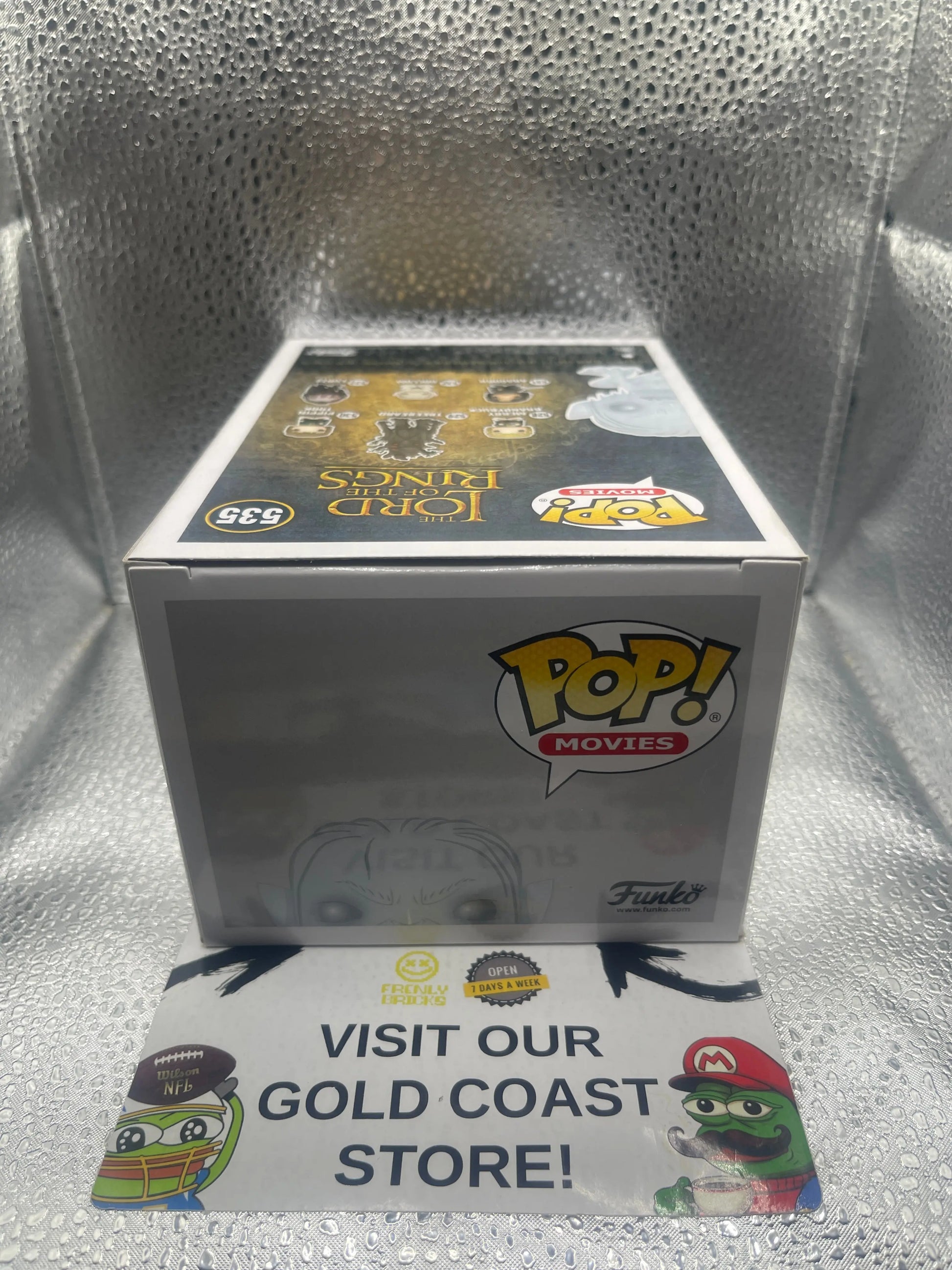 Funko Pop Movies Lord of The Rings Gollum 535 Invisible FRENLY BRICKS - Open 7 Days