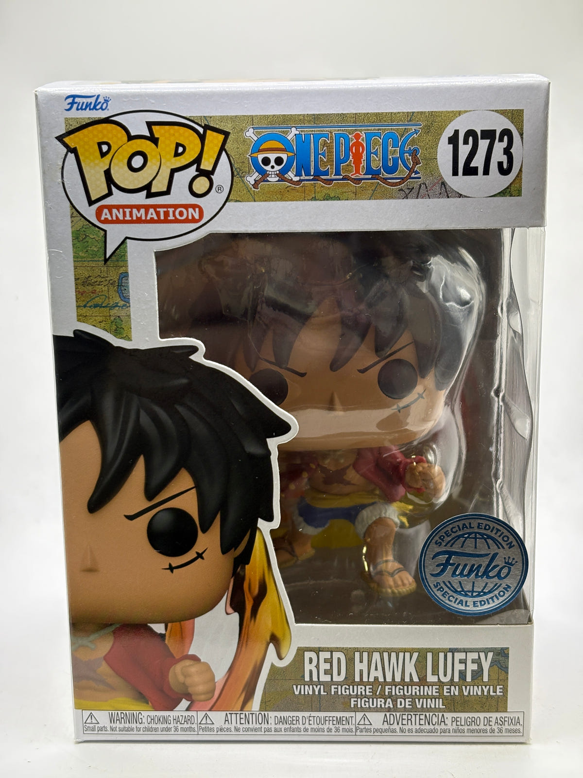 Funko POP! Animation One Piece #1273 Red Hawk Luffy Special Edition image 1