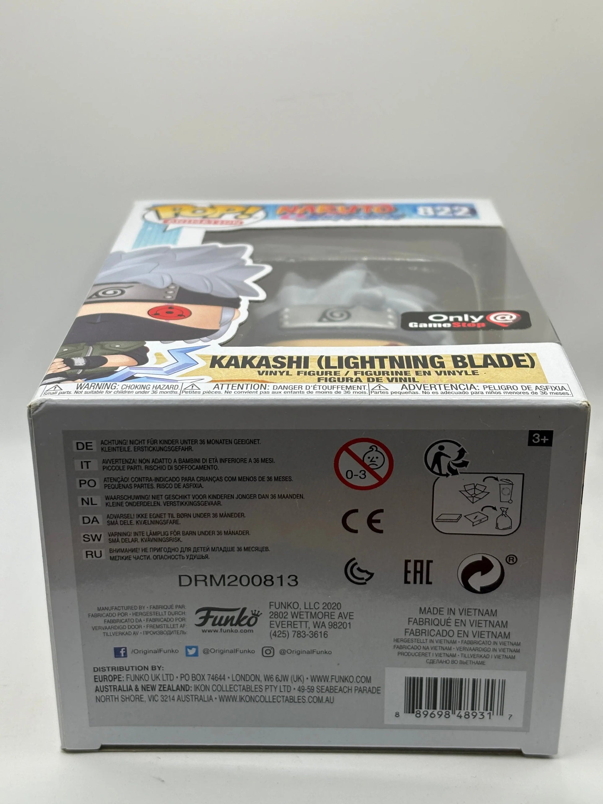 Funko POP! Naruto Shippuden #822 Kakashi Lightning Blade Gamestop Exclusive FRENLY BRICKS - Open 7 Days