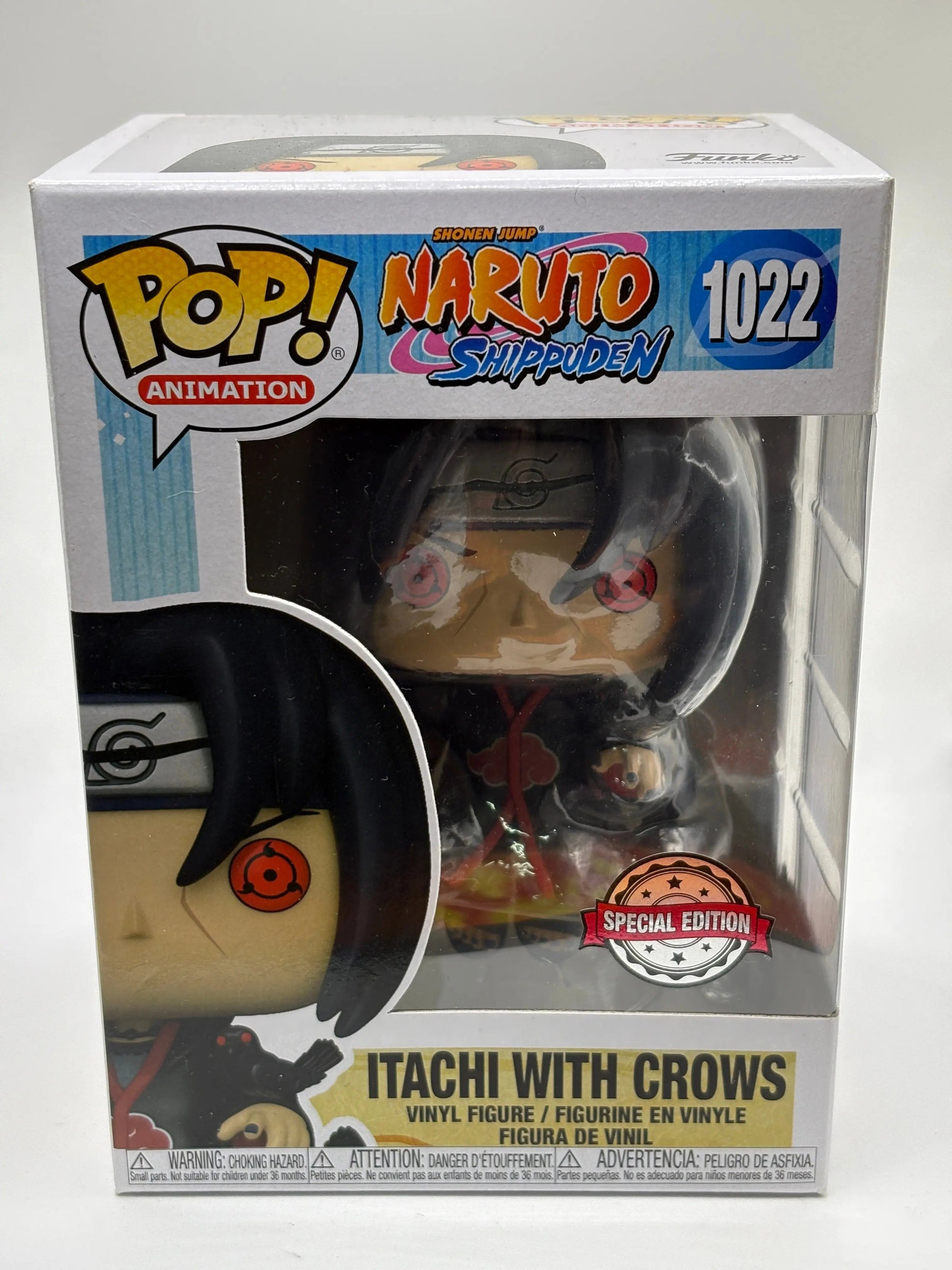 Funko POP! Animation Naruto Shippuden #1022 Itachi with Crows SE FRENLY BRICKS - Open 7 Days