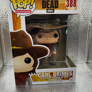 Funko POP Television - The Walking Dead - Carl Grimes #388 FRENLY BRICKS - Open 7 Days