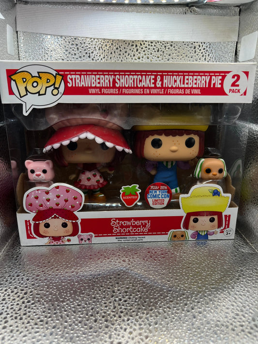 Funko POP - Strawberry Shortcake - Strawberry Shortcake & Custard, Huckleberry & Pupcake  (Scented) 2Pack FRENLY BRICKS - Open 7 Days