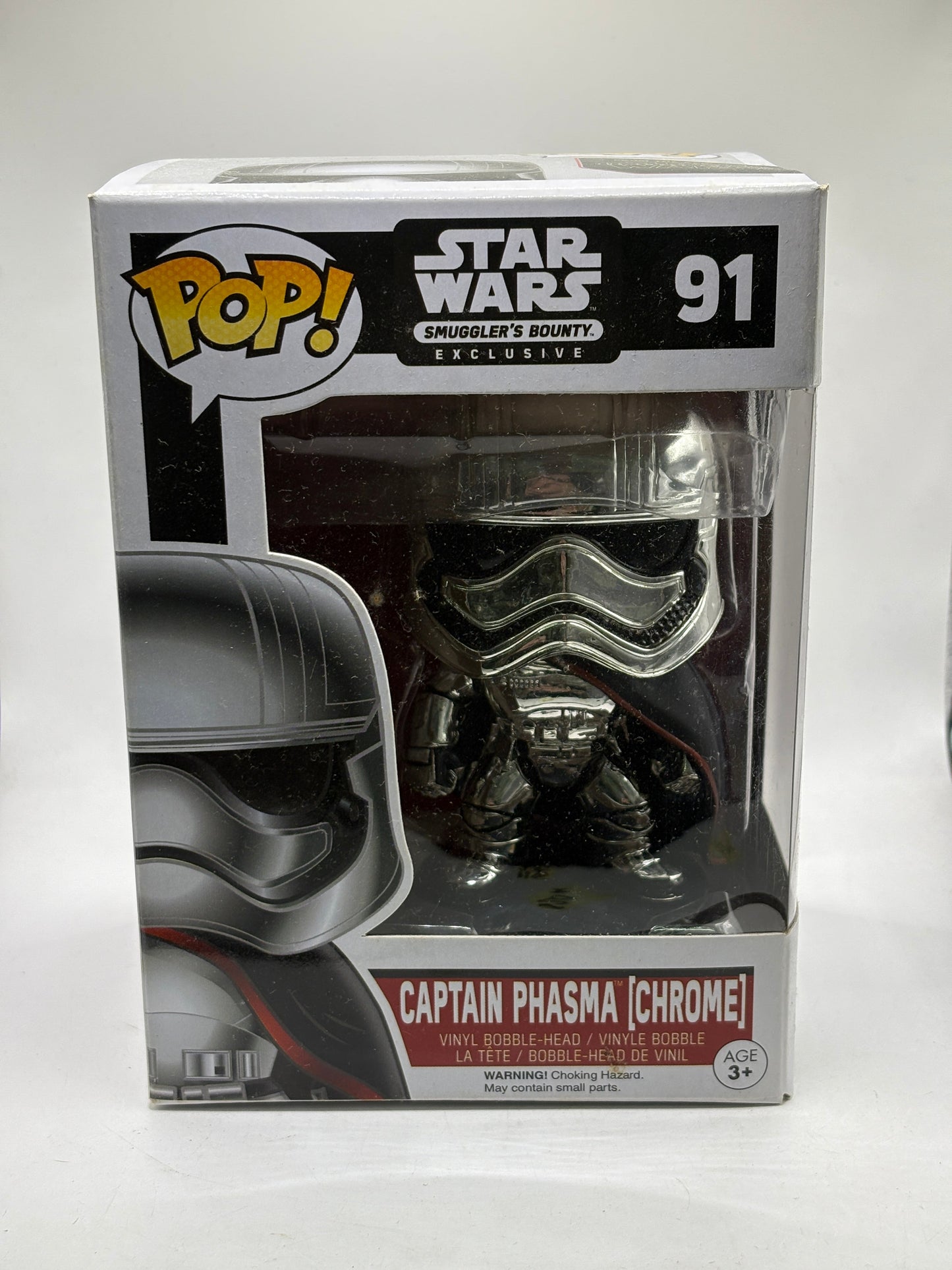 Funko POP! Star Wars Smugglers Bounty #91 Captain Phasma Chrome FRENLY BRICKS - Open 7 Days