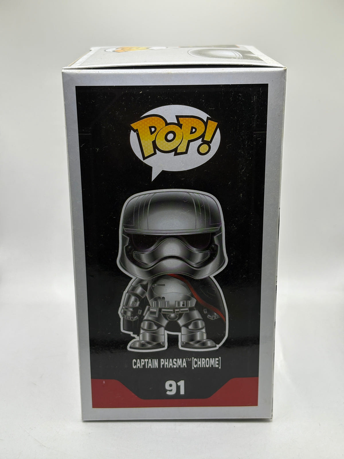 Funko POP! Star Wars Smugglers Bounty #91 Captain Phasma Chrome, photo 4 image 4