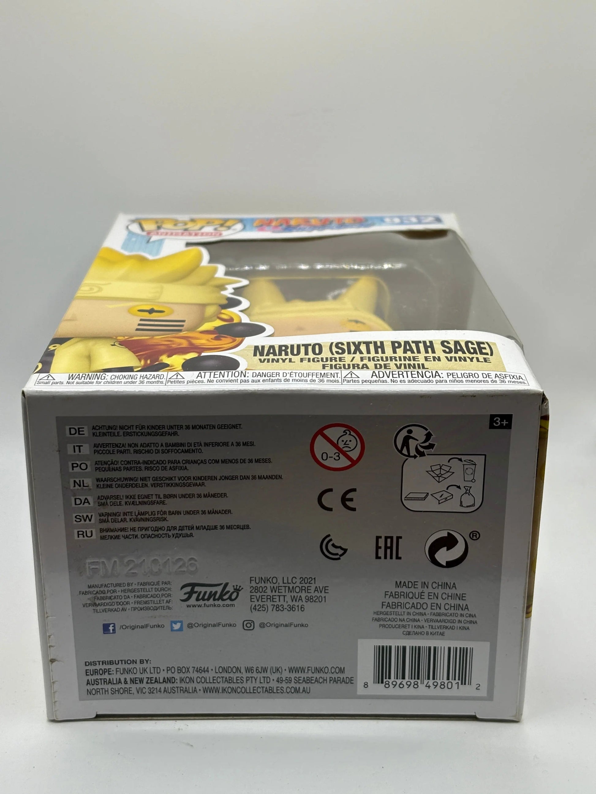 Funko POP! Animation Naruto Shippuden #932 Naruto Sixth Path Sage FRENLY BRICKS - Open 7 Days