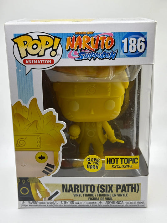 Funko POP! Animation Naruto Shippuden #186 Naruto Six Path Glow Hot Topic FRENLY BRICKS - Open 7 Days