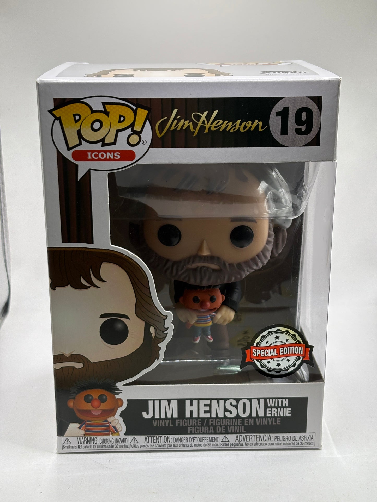 Funko POP! Icons Jim Henson #19 Jim Henson with Ernie Special Edition FRENLY BRICKS - Open 7 Days
