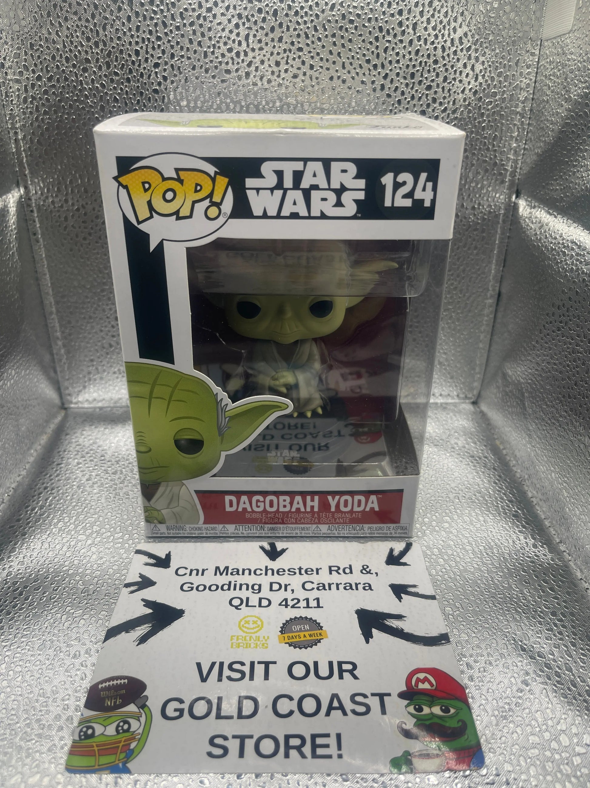 Funko POP! Star Wars: Dagobah Yoda #124 FRENLY BRICKS - Open 7 Days
