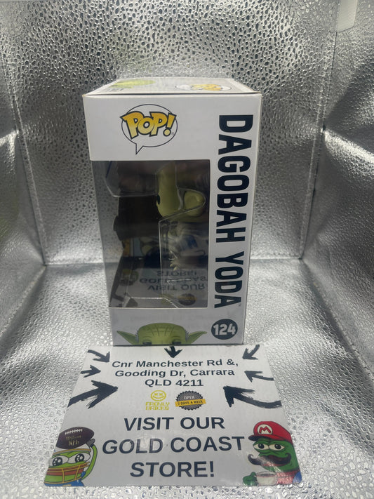 Funko POP! Star Wars: Dagobah Yoda #124 FRENLY BRICKS - Open 7 Days
