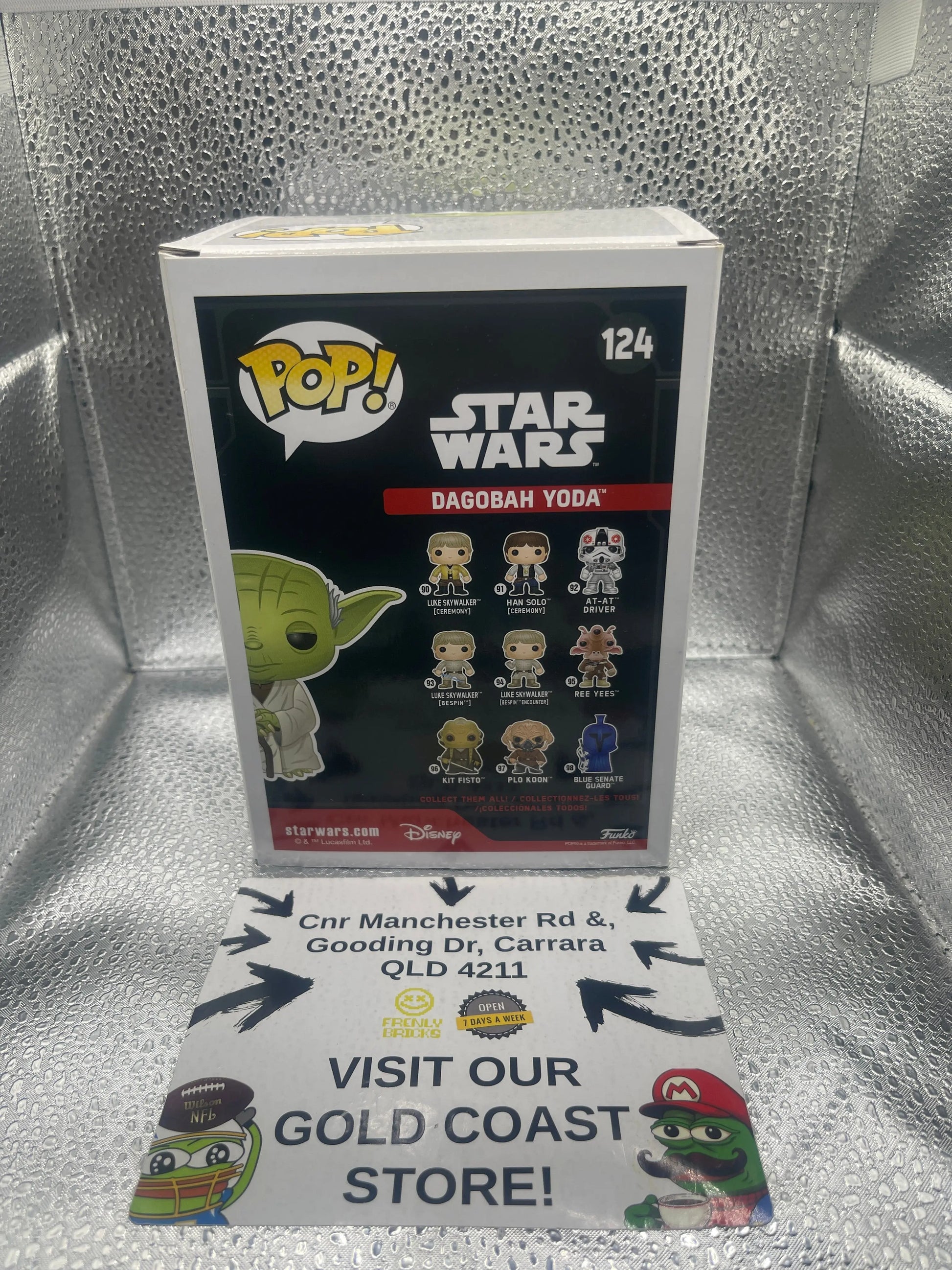 Funko POP! Star Wars: Dagobah Yoda #124 FRENLY BRICKS - Open 7 Days