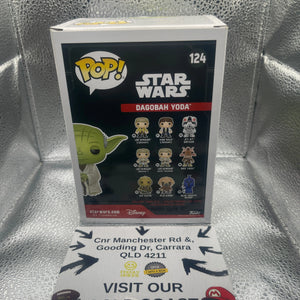 Funko POP! Star Wars: Dagobah Yoda #124 FRENLY BRICKS - Open 7 Days