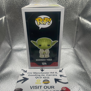 Funko POP! Star Wars: Dagobah Yoda #124 FRENLY BRICKS - Open 7 Days
