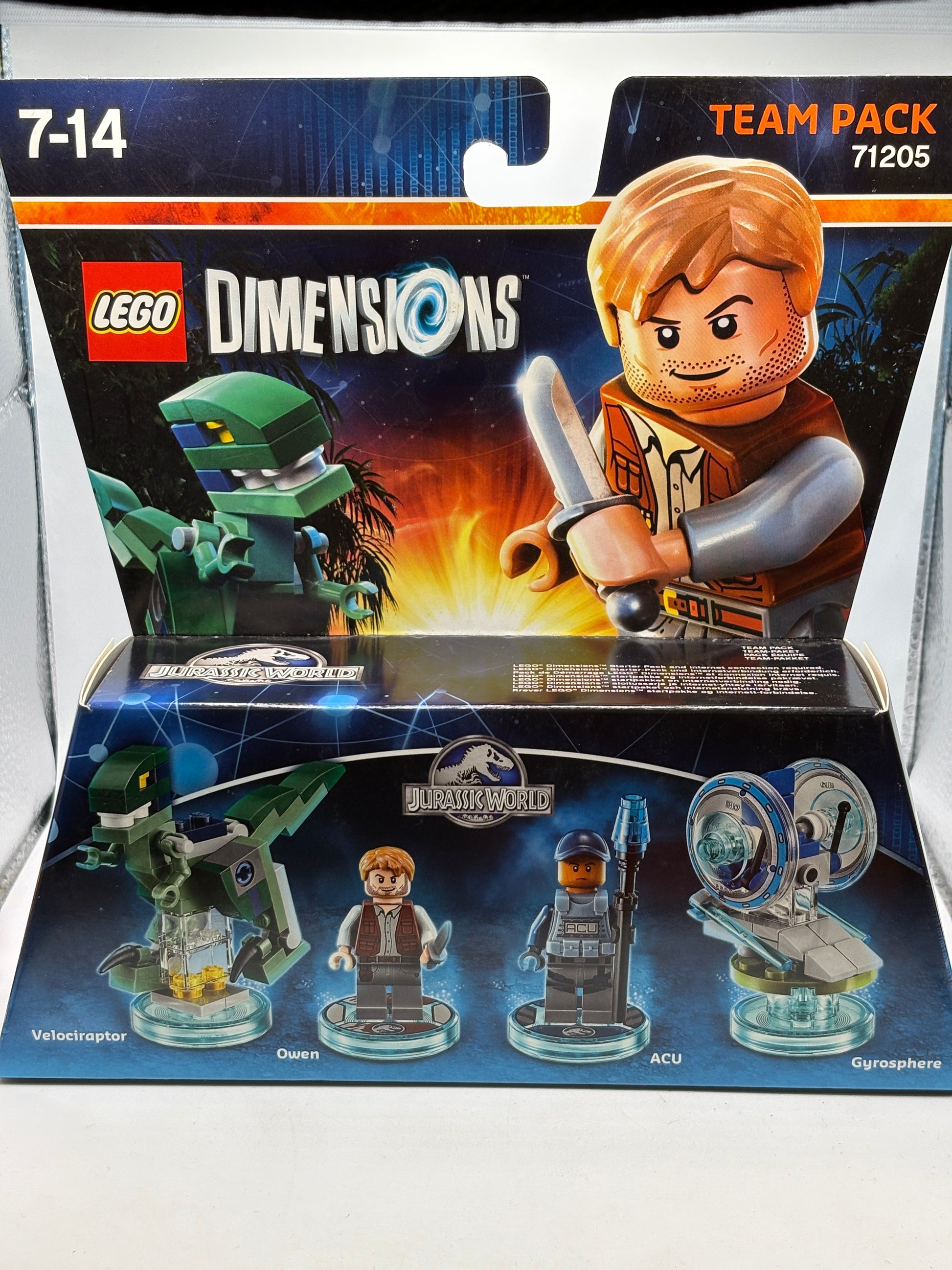 Lego Dimensions Jurassic World  71205 New Sealed Team Pack Velociraptor FRENLY BRICKS - Open 7 Days