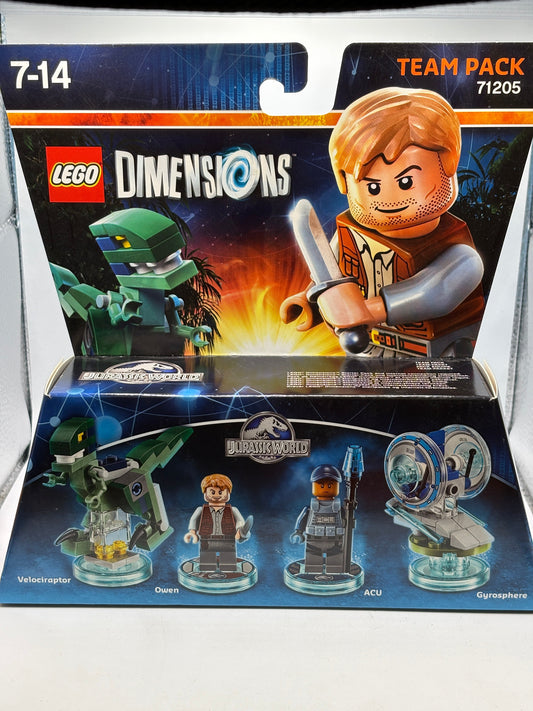 Lego Dimensions Jurassic World  71205 New Sealed Team Pack Velociraptor FRENLY BRICKS - Open 7 Days