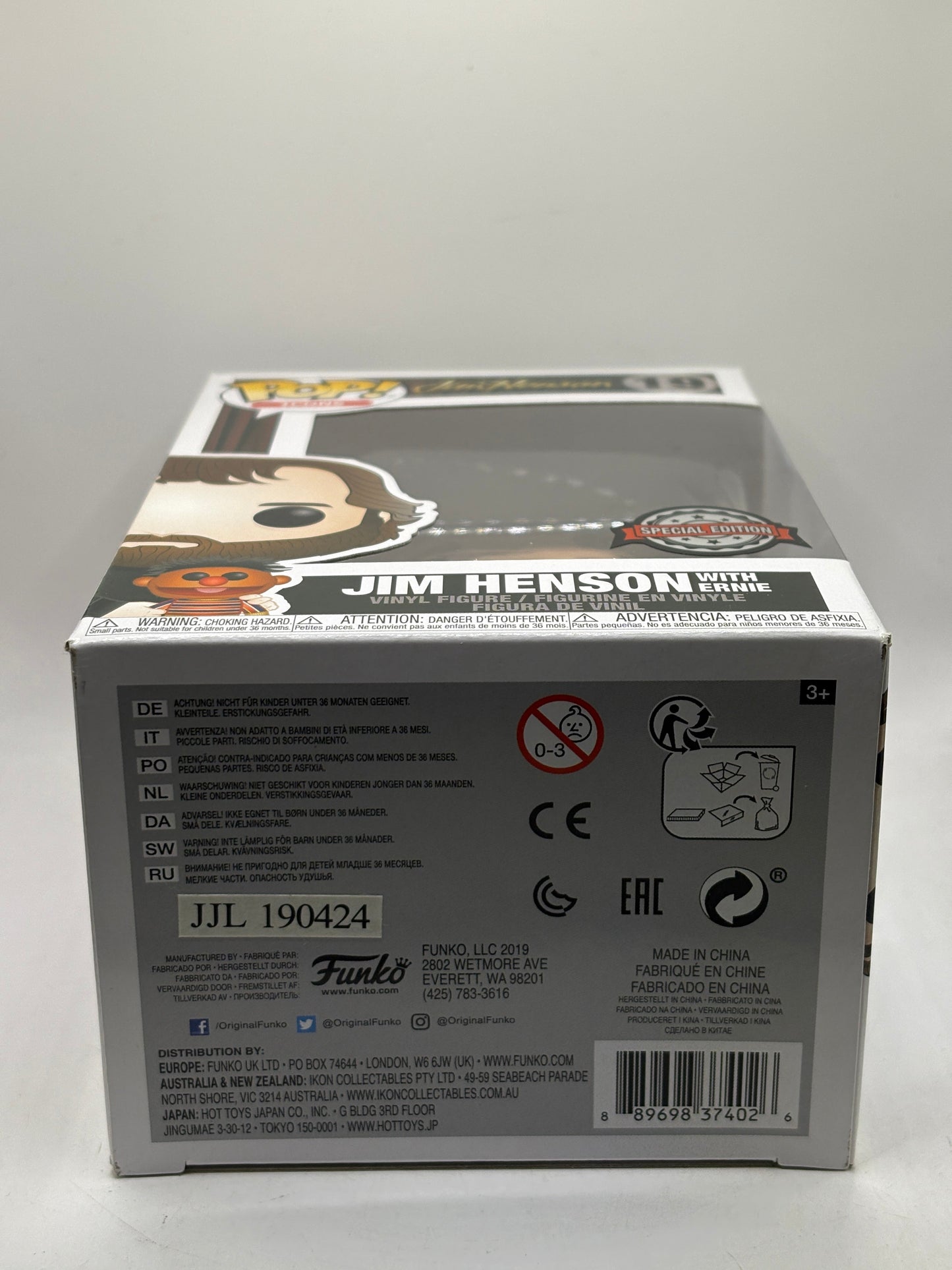 Funko POP! Icons Jim Henson #19 Jim Henson with Ernie Special Edition FRENLY BRICKS - Open 7 Days