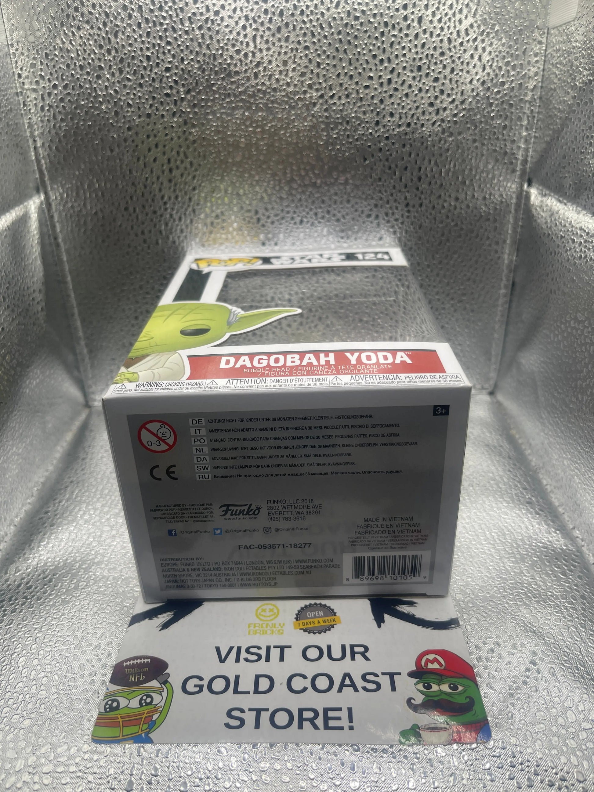 Funko POP! Star Wars: Dagobah Yoda #124 FRENLY BRICKS - Open 7 Days