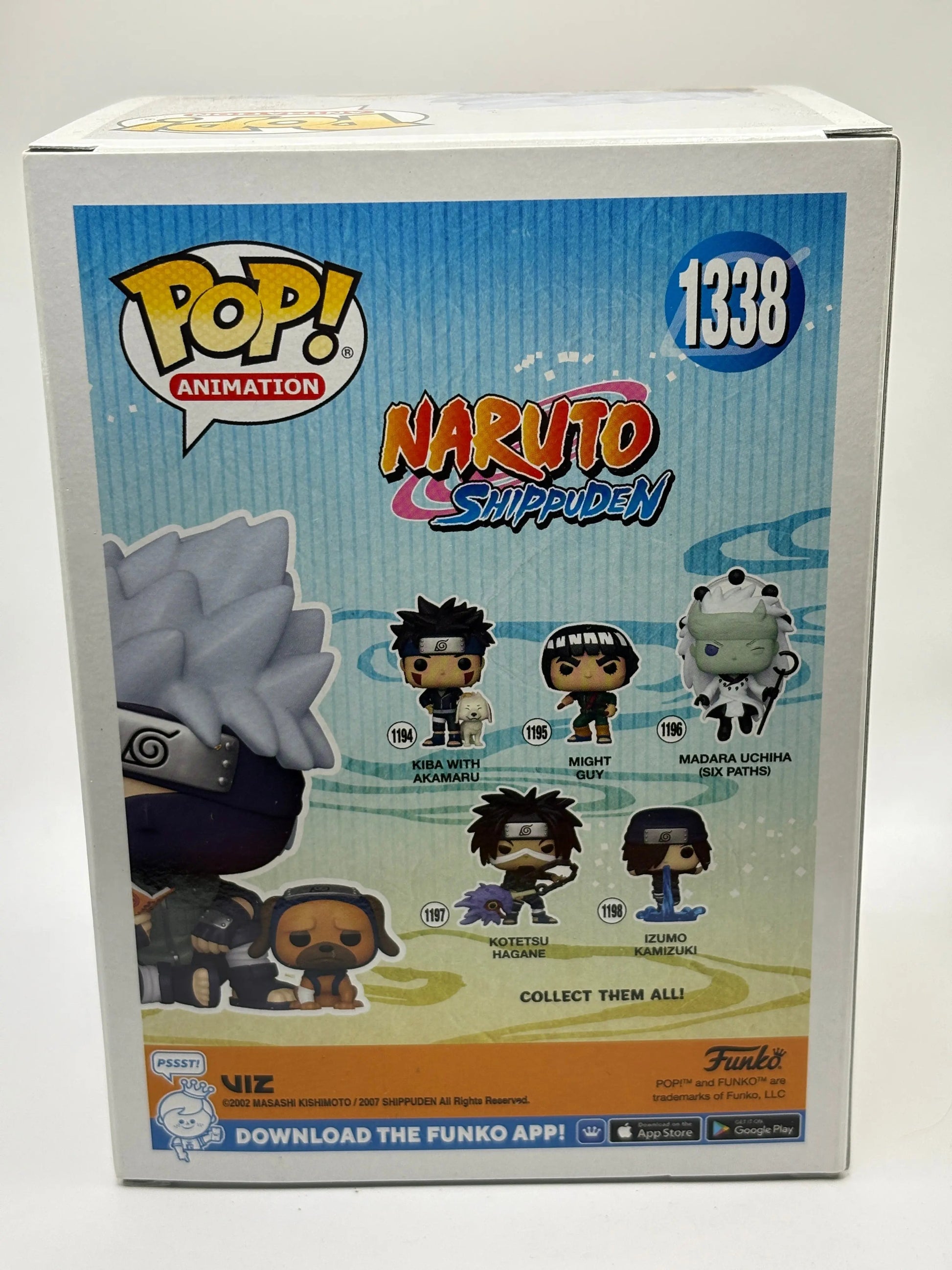 Funko POP! Naruto Shippuden #1338 Kakashi Hatake with Pakkun SE FRENLY BRICKS - Open 7 Days