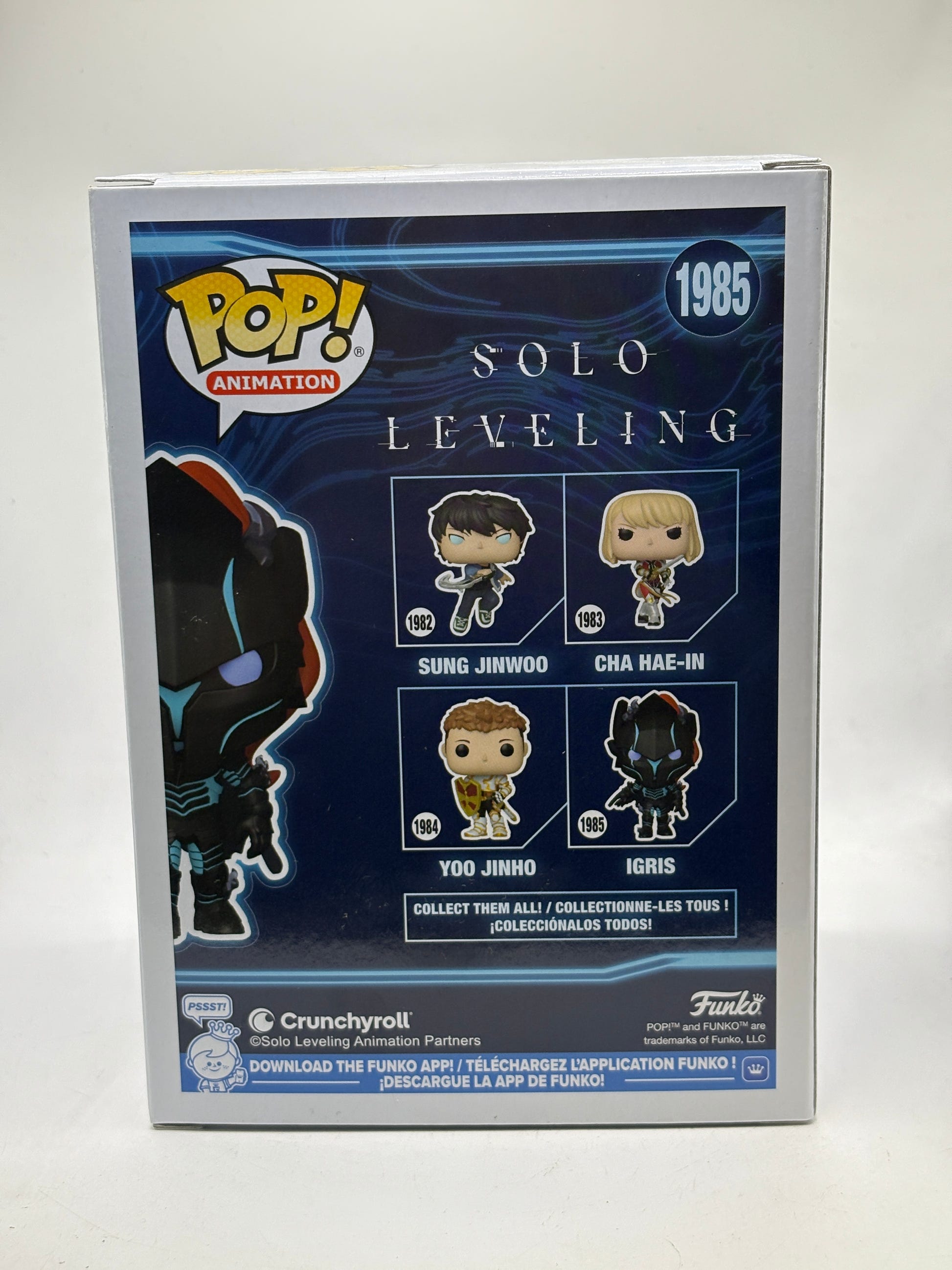Funko POP! Animation Solo Leveling #1985 Igris Vinyl Figure image 3