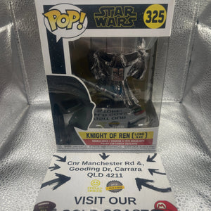 Star Wars Funko Pop - Knight of Ren (Long Axe) - Rise of Skywalker - No. 325 FRENLY BRICKS - Open 7 Days