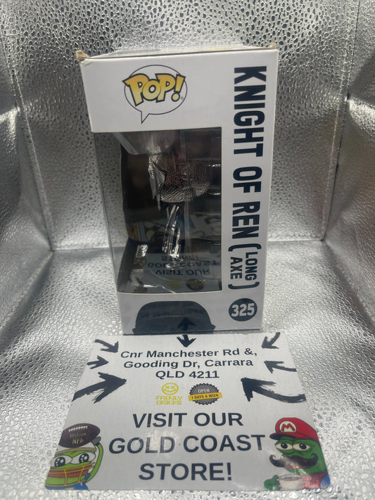 Star Wars Funko Pop - Knight of Ren (Long Axe) - Rise of Skywalker - No. 325 FRENLY BRICKS - Open 7 Days
