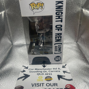 Star Wars Funko Pop - Knight of Ren (Long Axe) - Rise of Skywalker - No. 325 FRENLY BRICKS - Open 7 Days