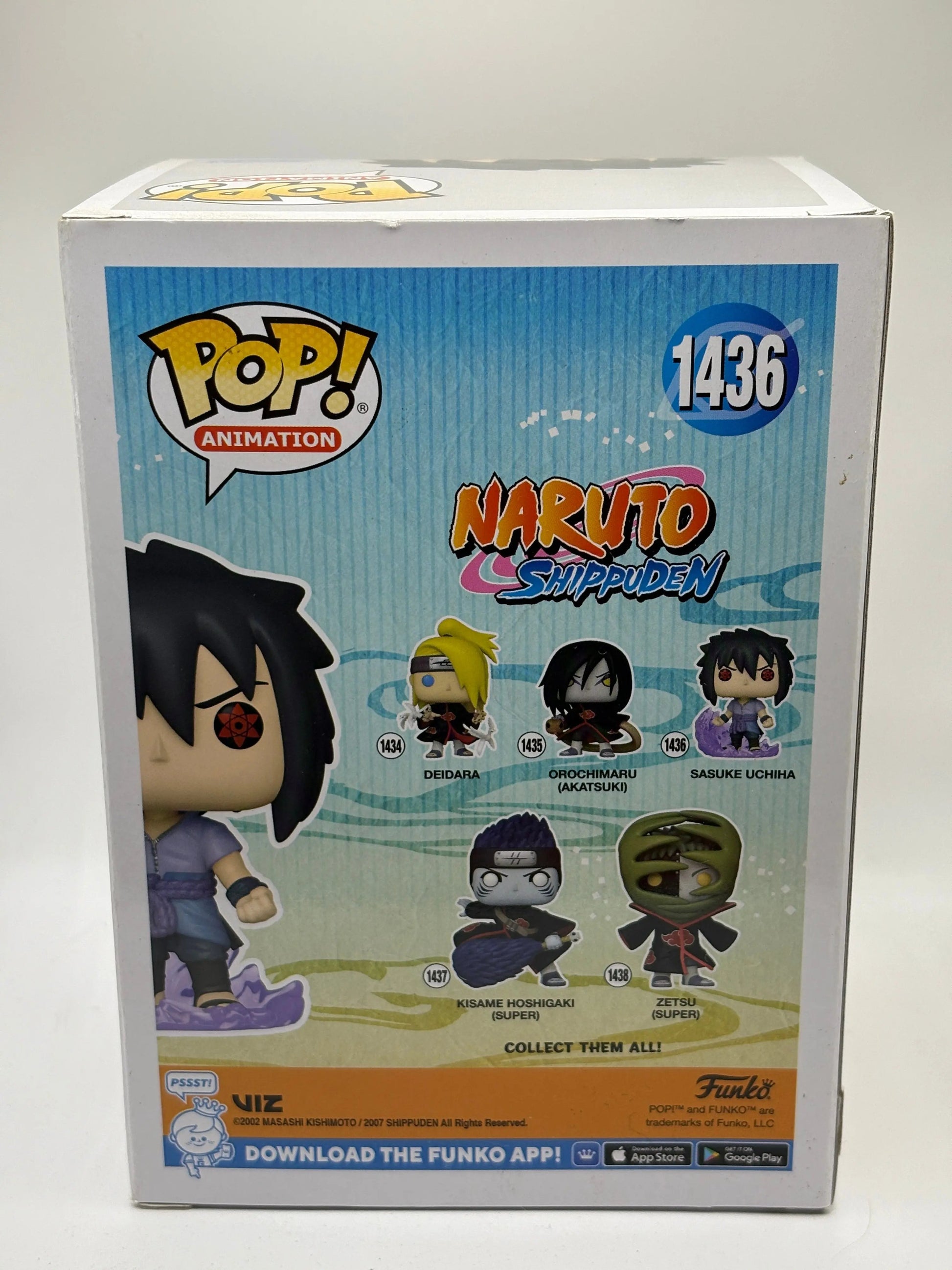 Funko POP! Animation Naruto Shippuden #1436 Sasuke Uchiha FRENLY BRICKS - Open 7 Days