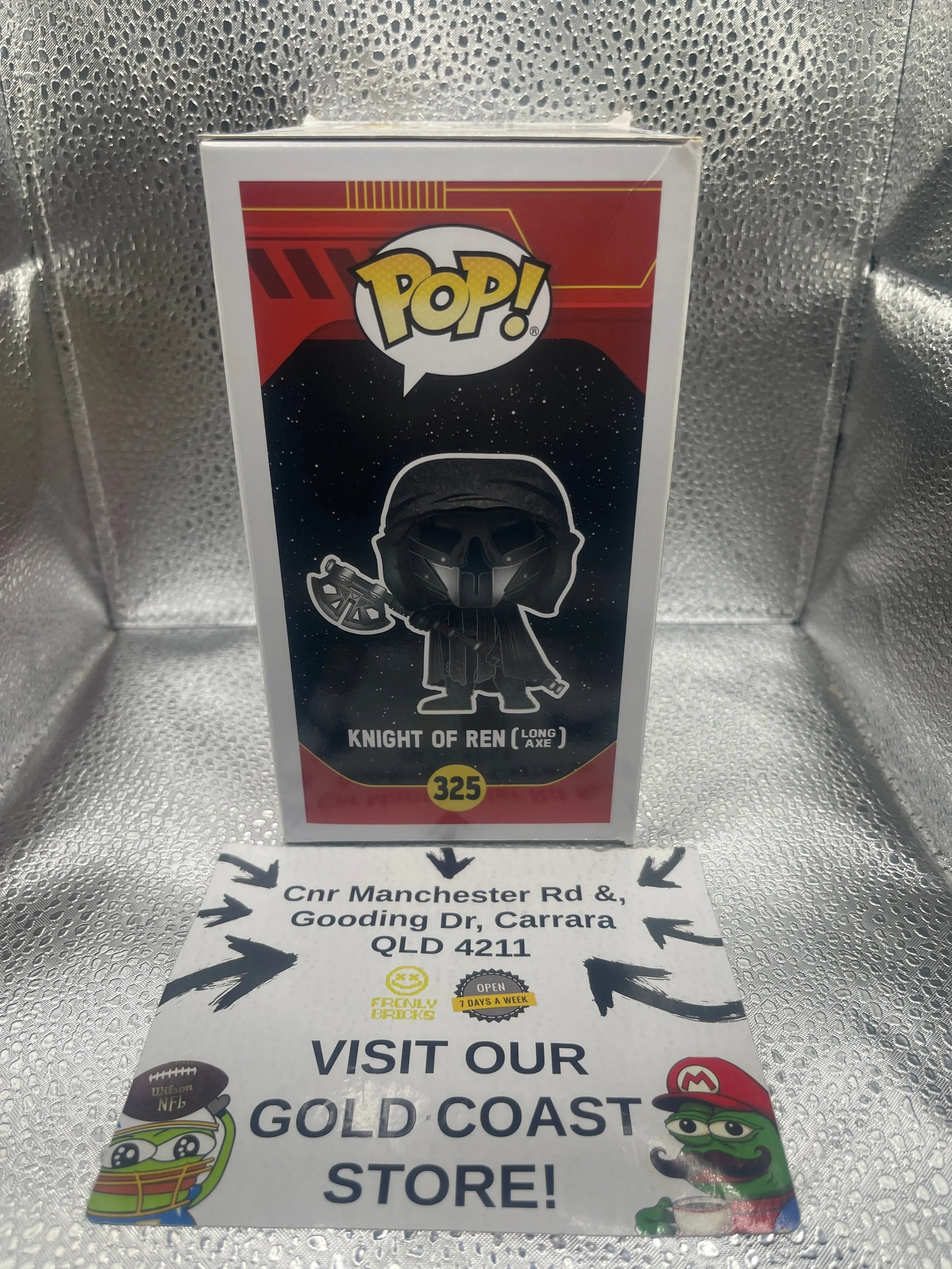 Star Wars Funko Pop - Knight of Ren (Long Axe) - Rise of Skywalker - No. 325 FRENLY BRICKS - Open 7 Days