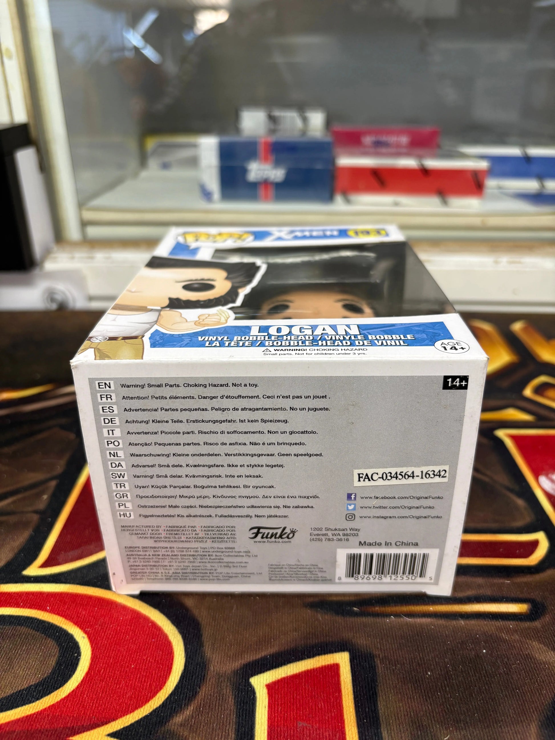 Funko POP! X-Men #193 Logan FRENLY BRICKS - Open 7 Days