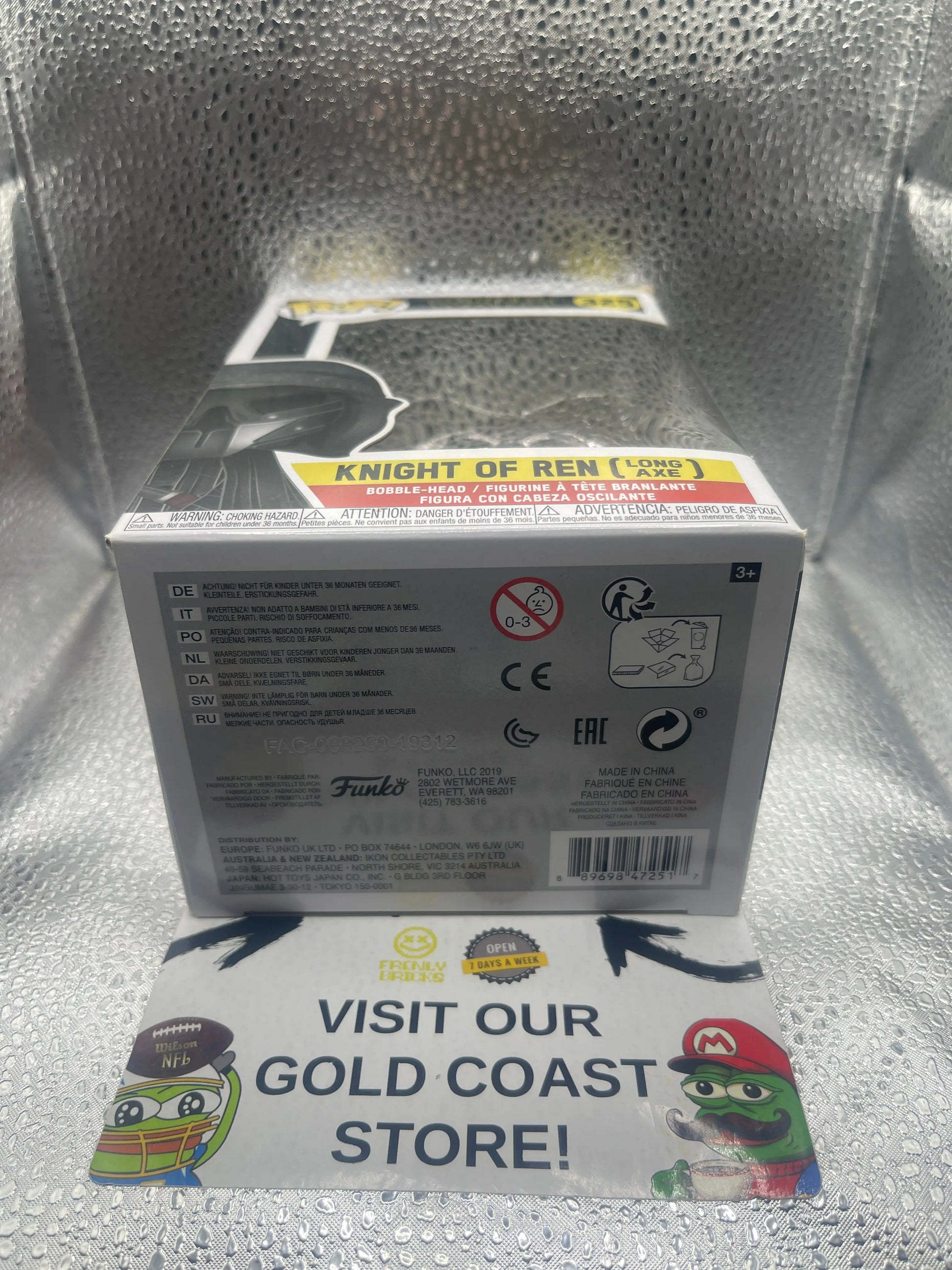 Star Wars Funko Pop - Knight of Ren (Long Axe) - Rise of Skywalker - No. 325 FRENLY BRICKS - Open 7 Days