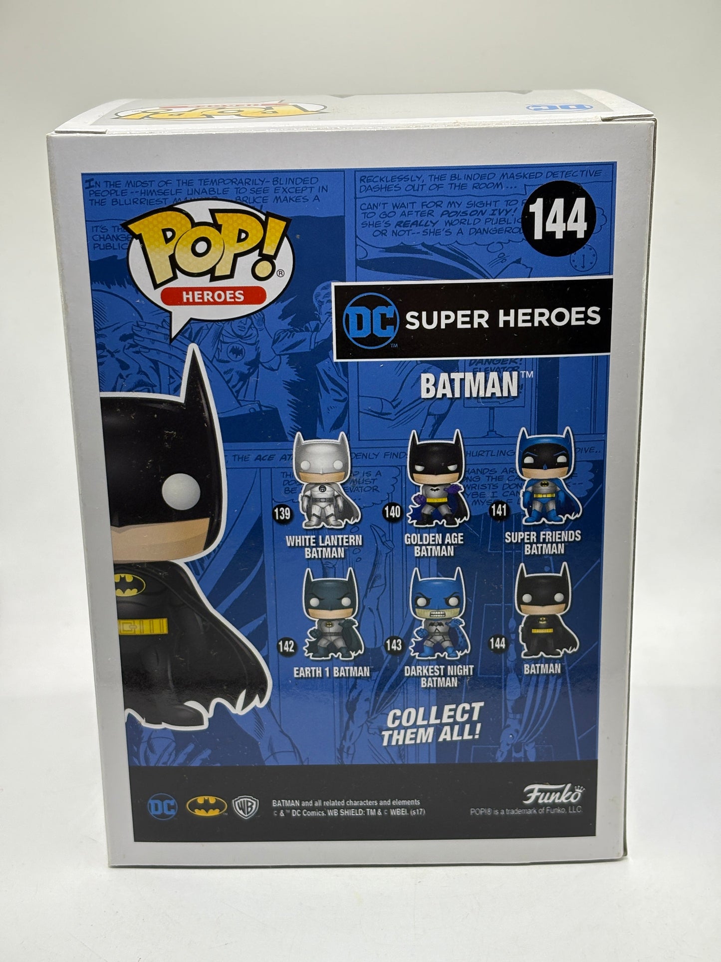 Funko POP! Heroes DC #144 Batman 2017 Fall Convention Exclusive FRENLY BRICKS - Open 7 Days