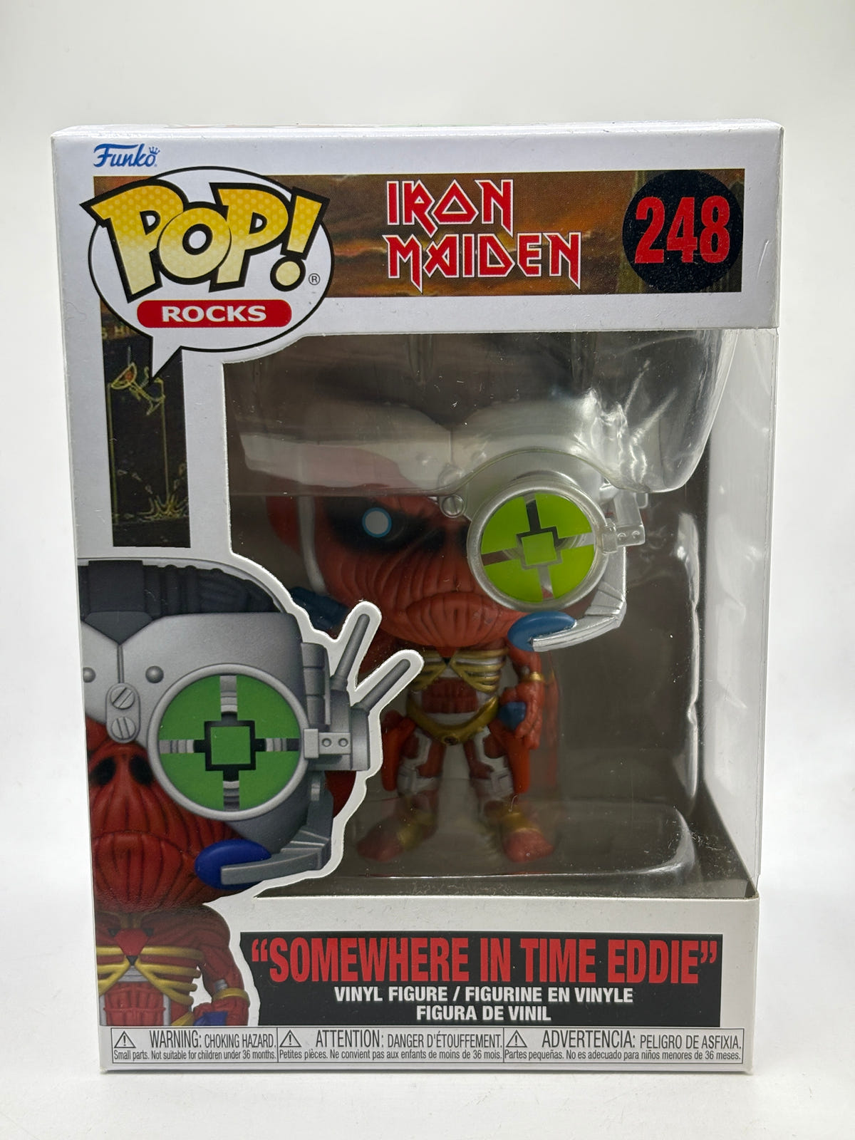 Funko POP! Rocks Iron Maiden #248 “Somewhere in time Eddie” Vinyl Figure image 1