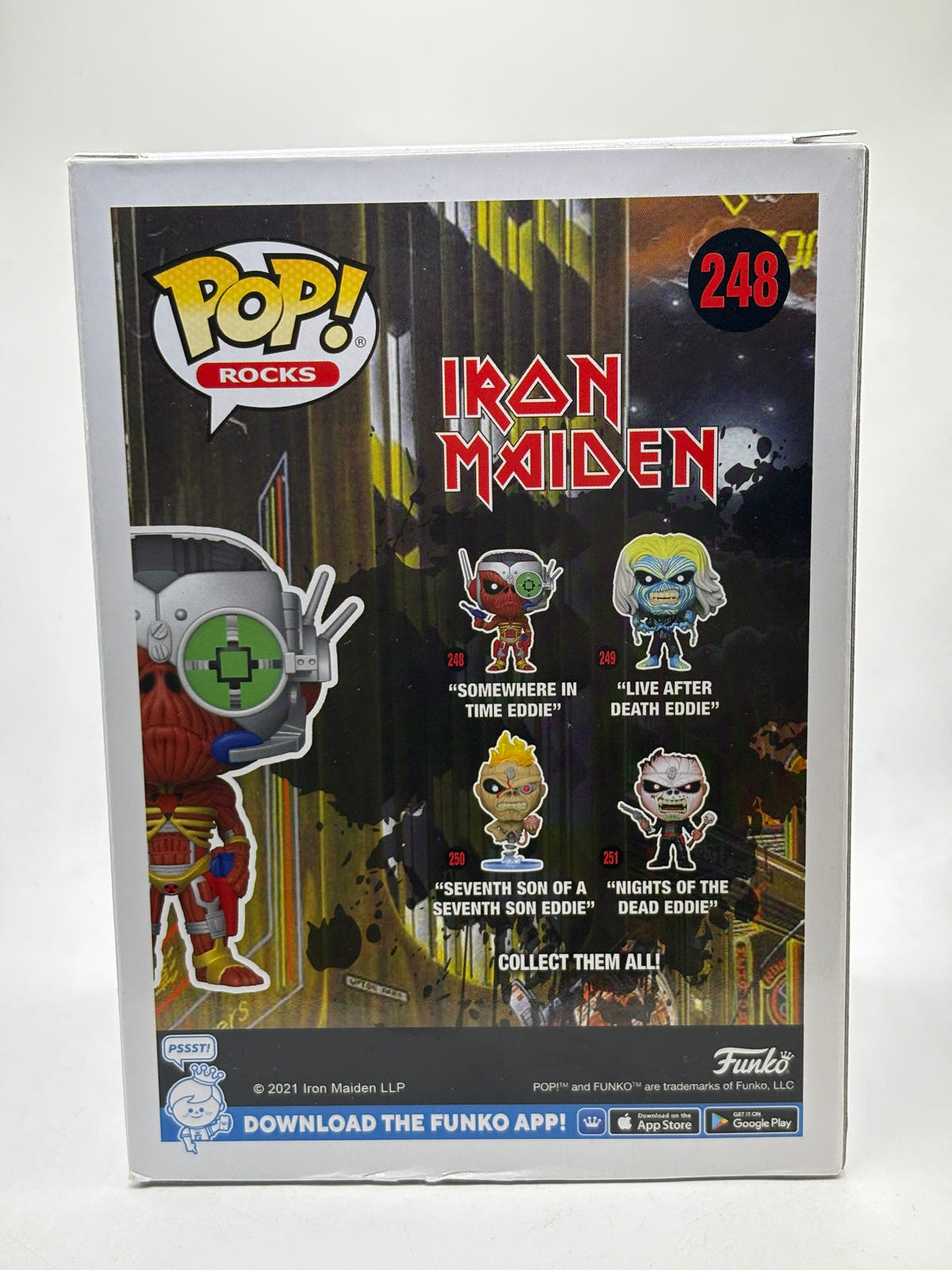 Funko POP! Rocks Iron Maiden #248 “Somewhere in time Eddie” Vinyl Figure image 3