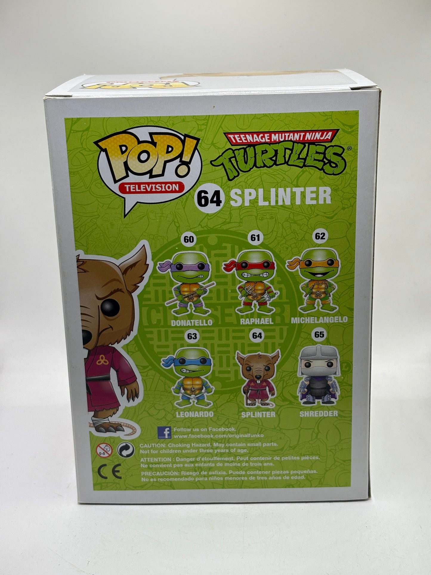 Funko POP! Television TMNT #64 Splinter Vinyl Figure 2013 FRENLY BRICKS - Open 7 Days