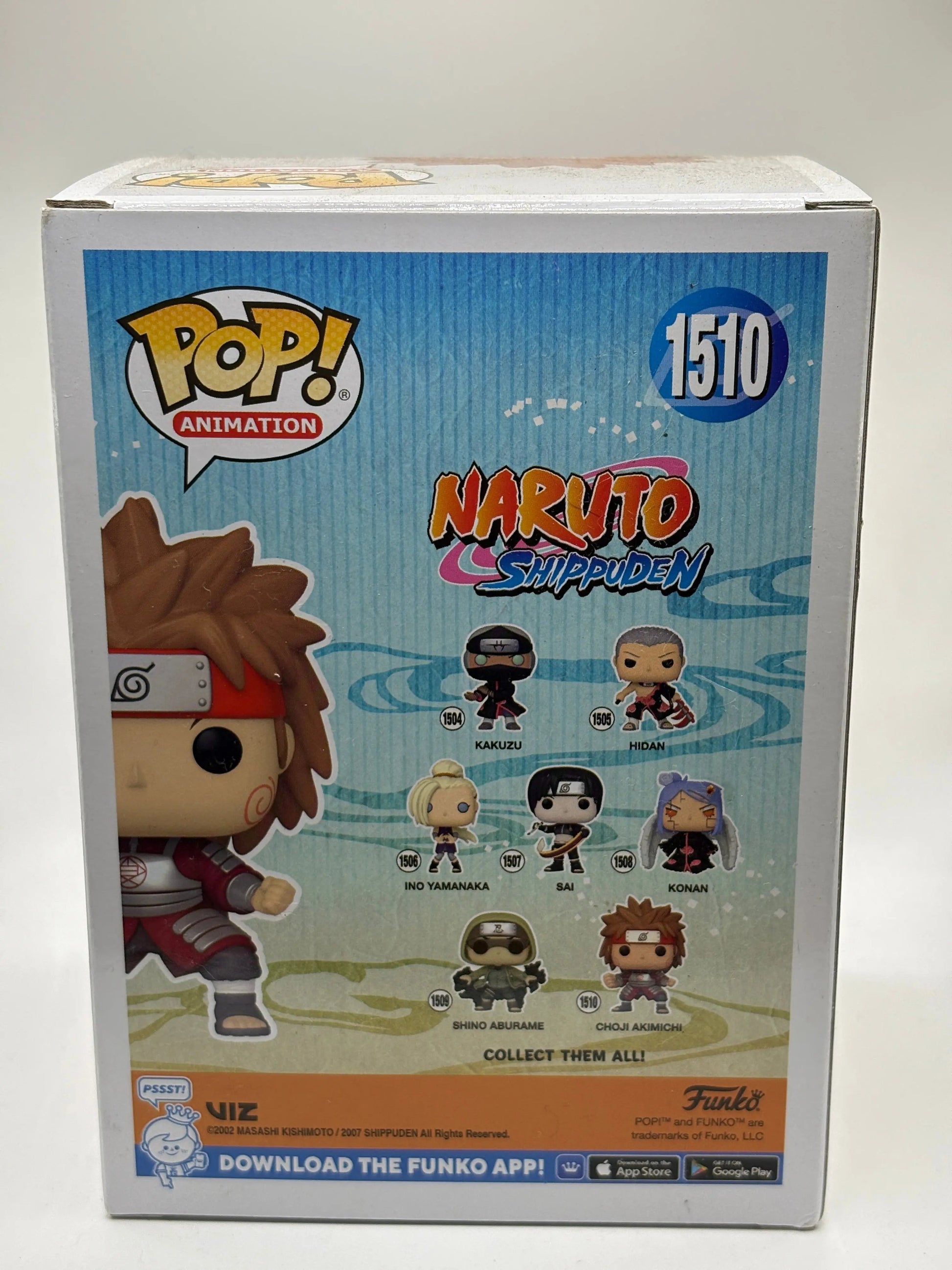 Funko POP! Animation Naruto Shippuden #1510 Choji Akimichi FRENLY BRICKS - Open 7 Days