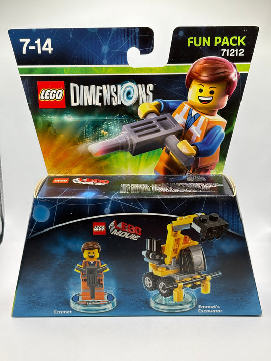 Lego Dimensions Fun Pack 71212 The Lego Movie Emmet New Sealed FRENLY BRICKS - Open 7 Days