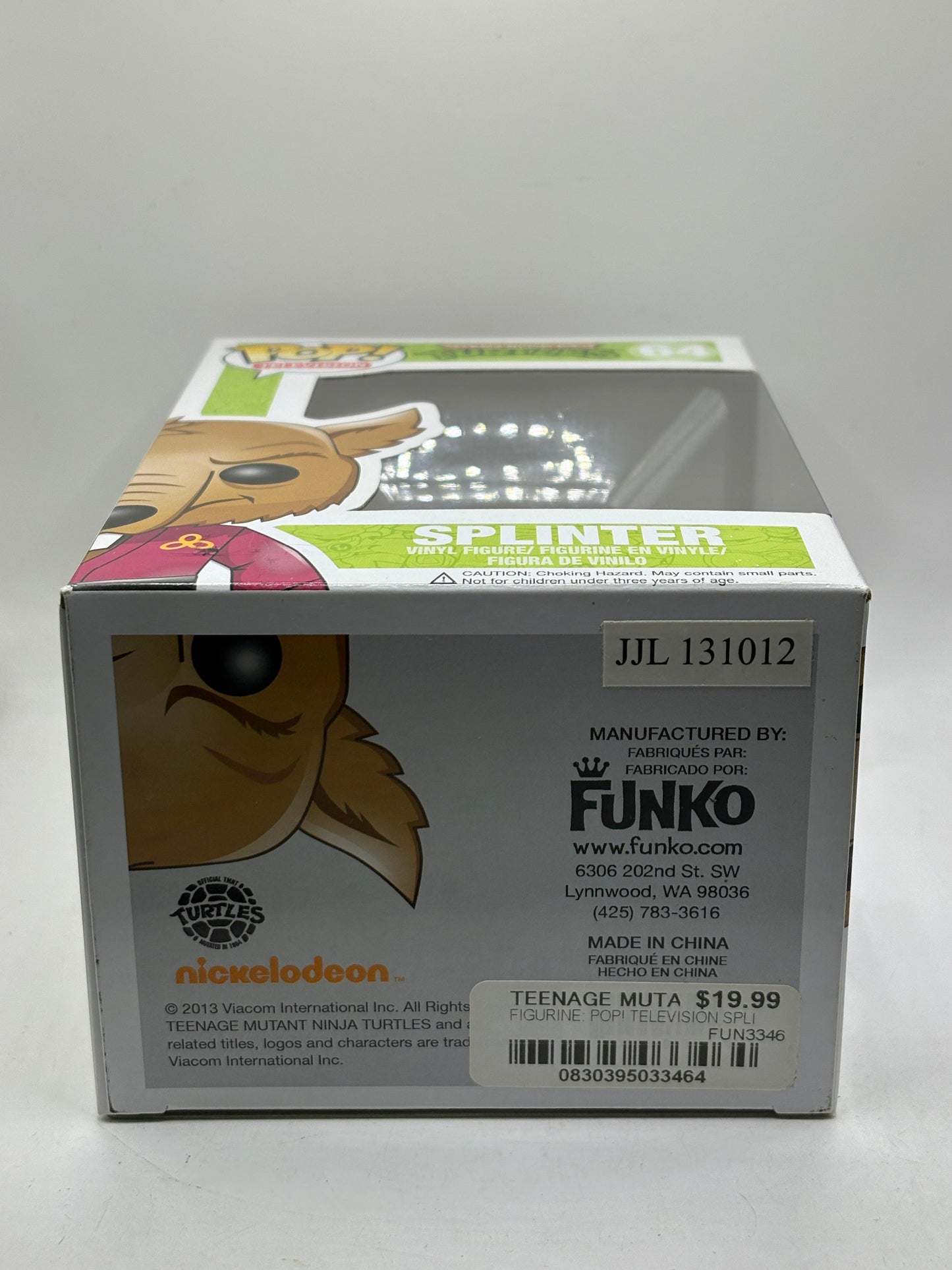 Funko POP! Television TMNT #64 Splinter Vinyl Figure 2013 FRENLY BRICKS - Open 7 Days