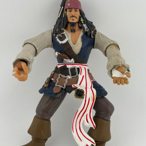 Zizzle Pirates of the Caribbean Captain Jack Sparrow Disney Action Figure 6.5” FRENLY BRICKS - Open 7 Days